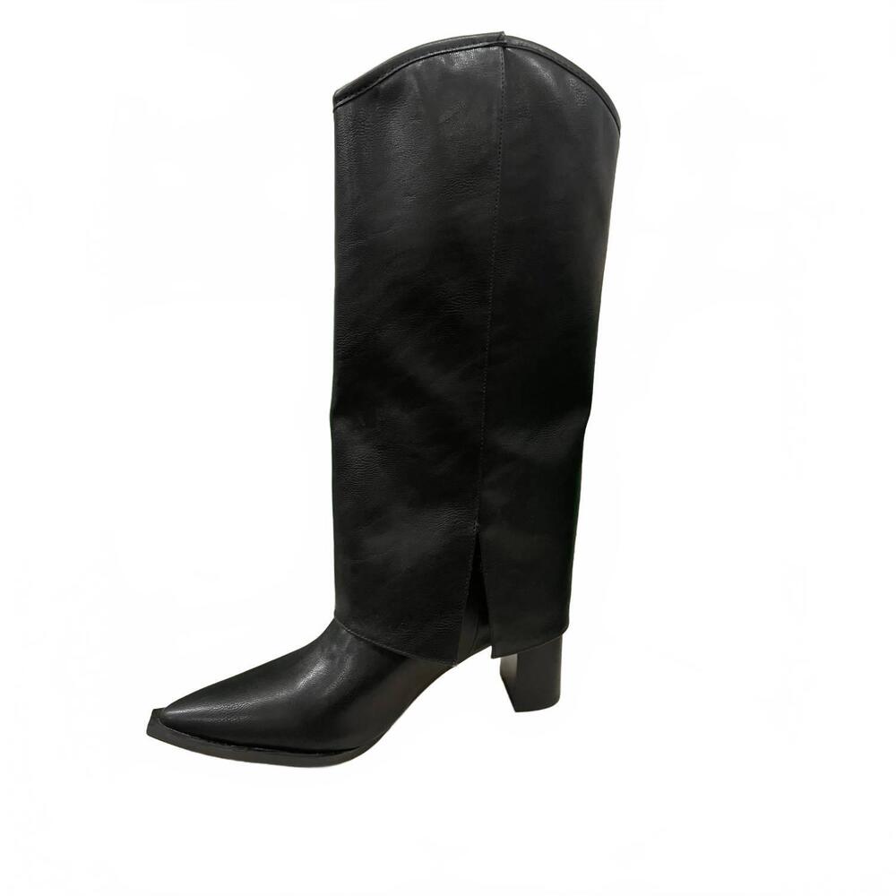 NEW MATISSE women's walker fold over boots in black - Picture 3 of 6
